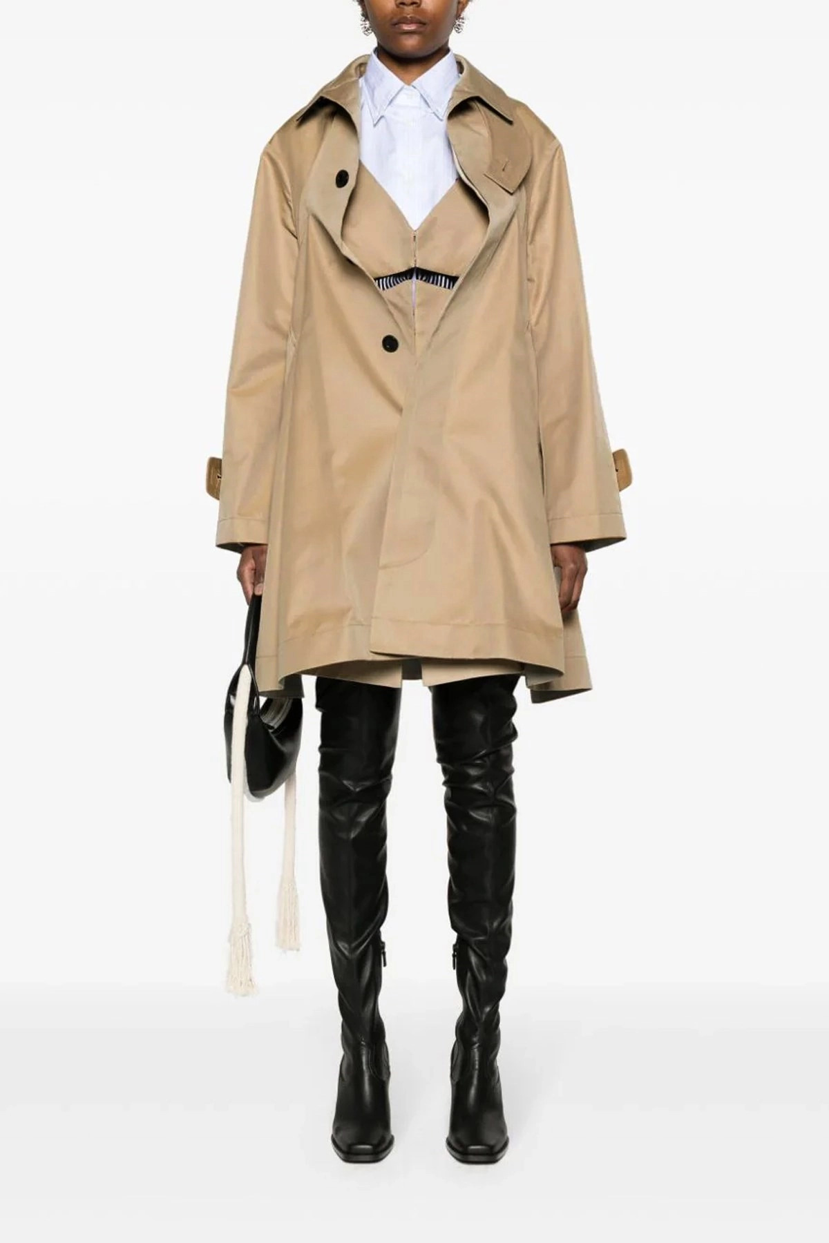 Dress insert trench coat - 2