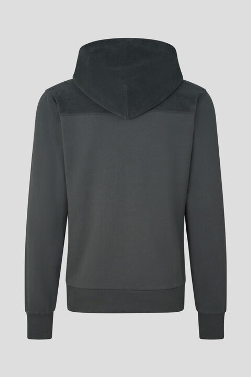 BOGNER Kano Sweatshirt jacket in Gray outlook