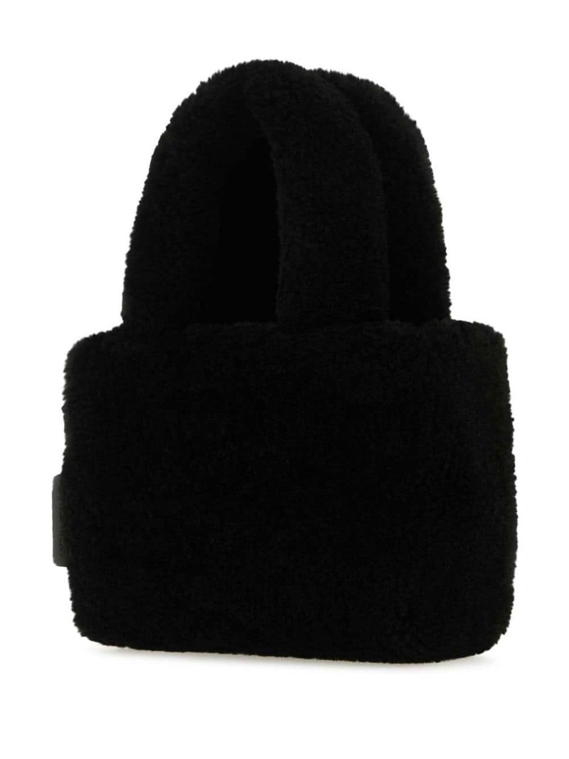 Amini Giuly shearling tote bag 3
