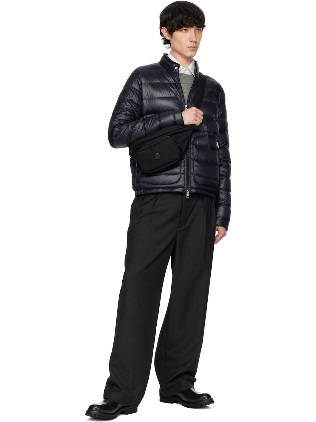 Black Durance Water-Repellent Belt Bag - 4