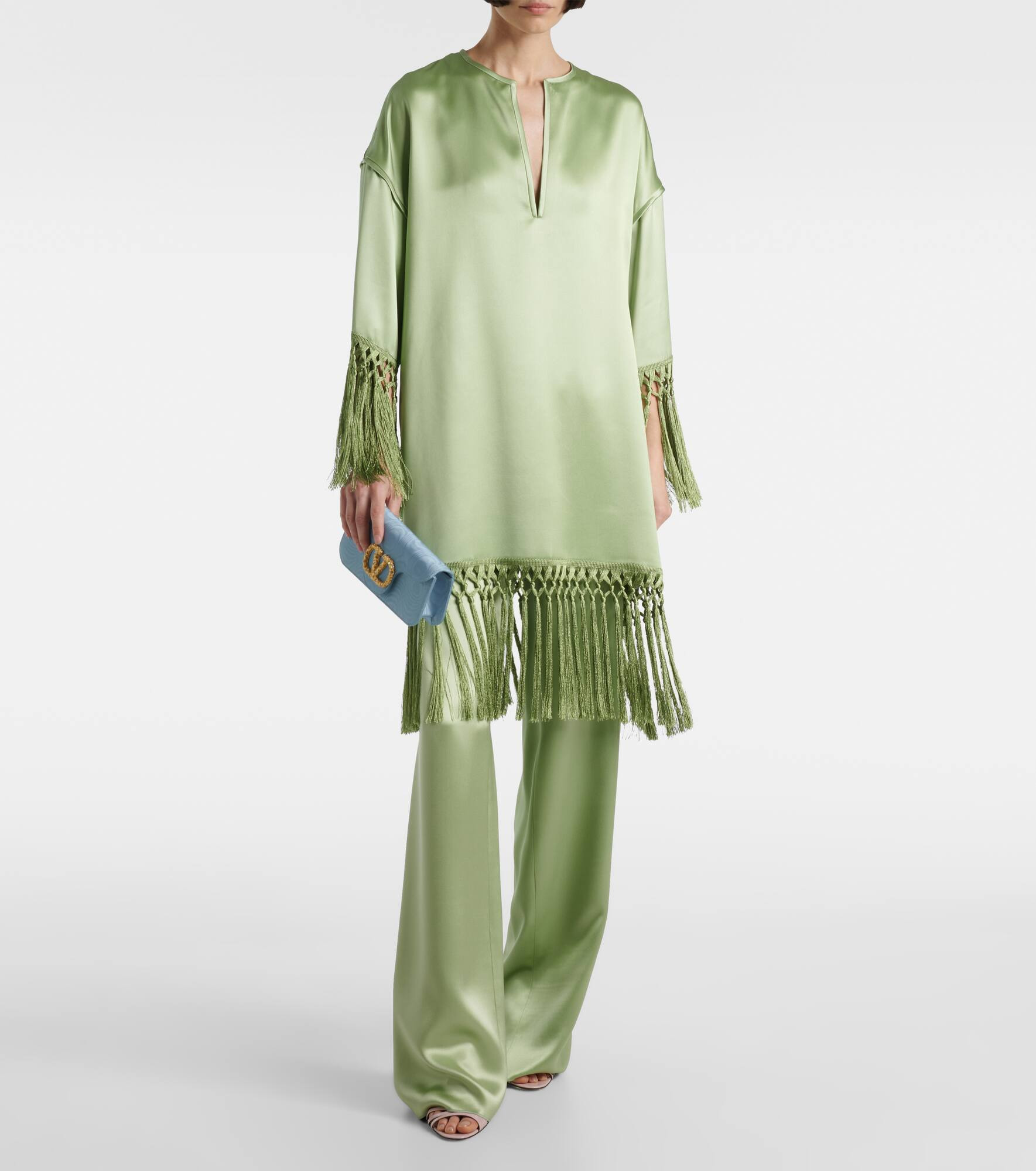 Duchesse silk kaftan - 2