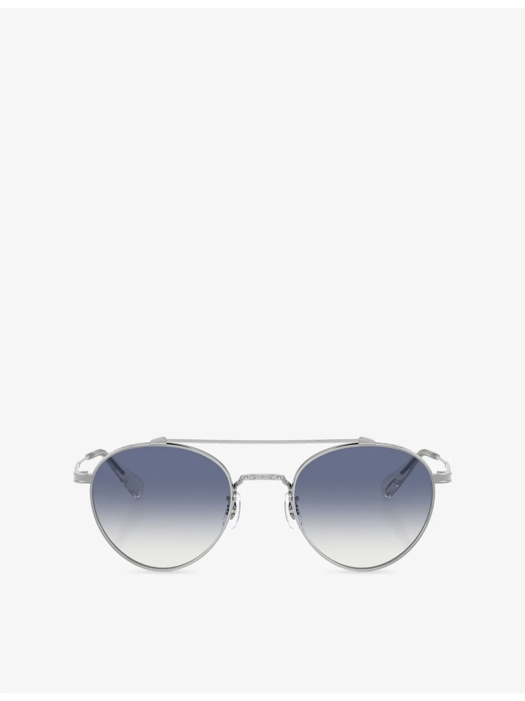 OV1223ST Watts Oval-Frame Metal Sunglasses - 1