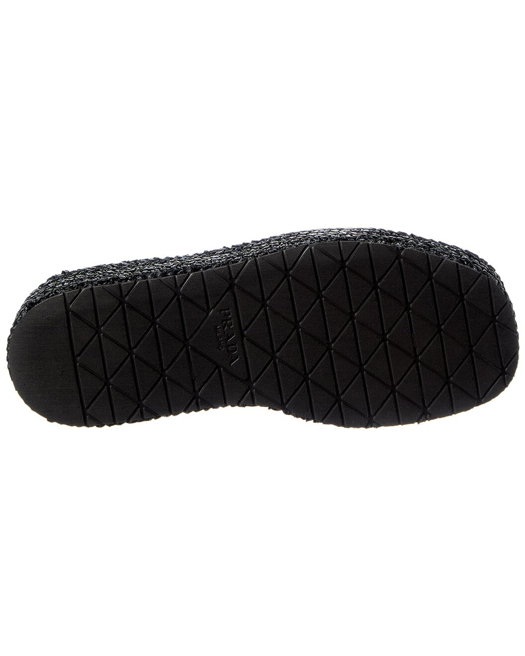 Prada Logo Crochet Platform Sandal - 4