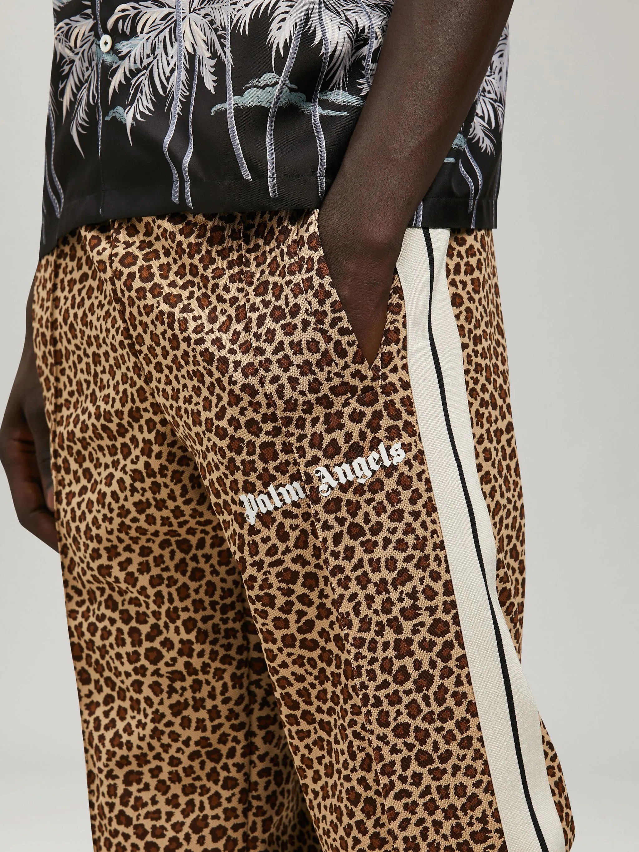 LEOPARD TRACK PANTS - 6