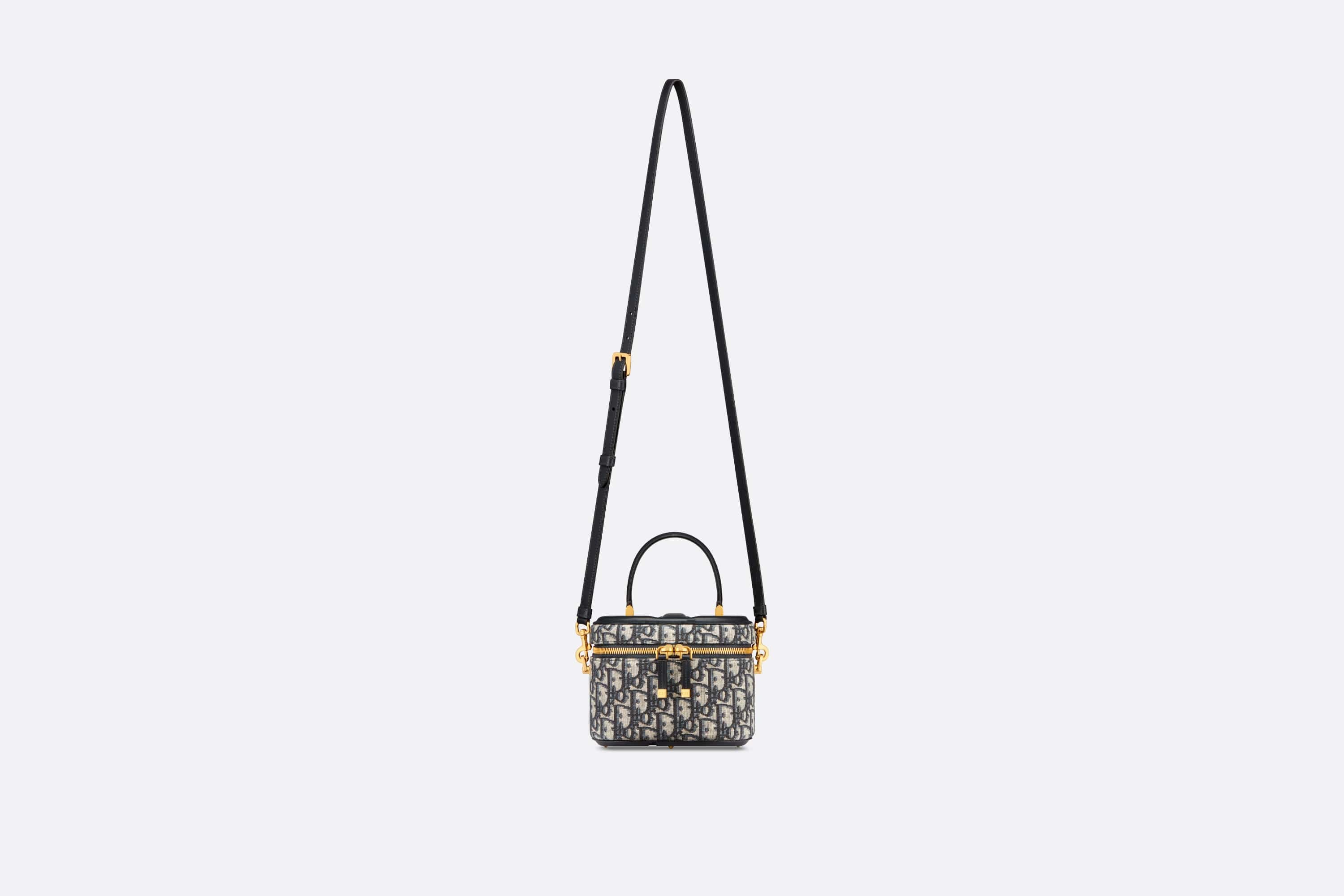 エレガント★【DIOR】CD SIGNATURE ヴァニティ スモール Dior Small CD Signature Vanity Case | REVERSIBLE