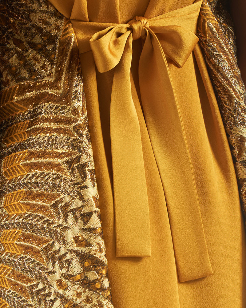 Iman Royale Kaftan in Amber 4