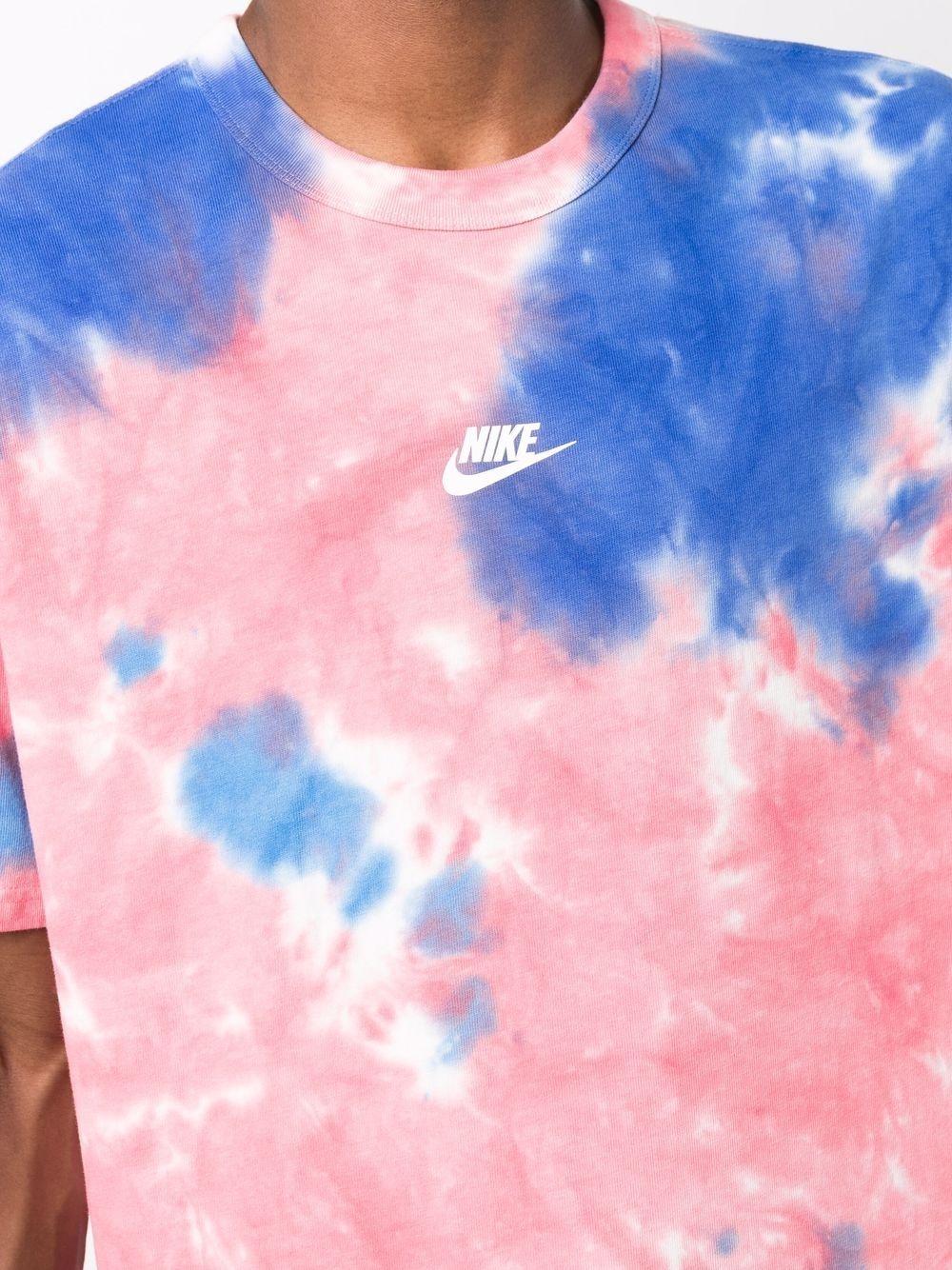 logo-print tie-dye effect T-shirt - 5