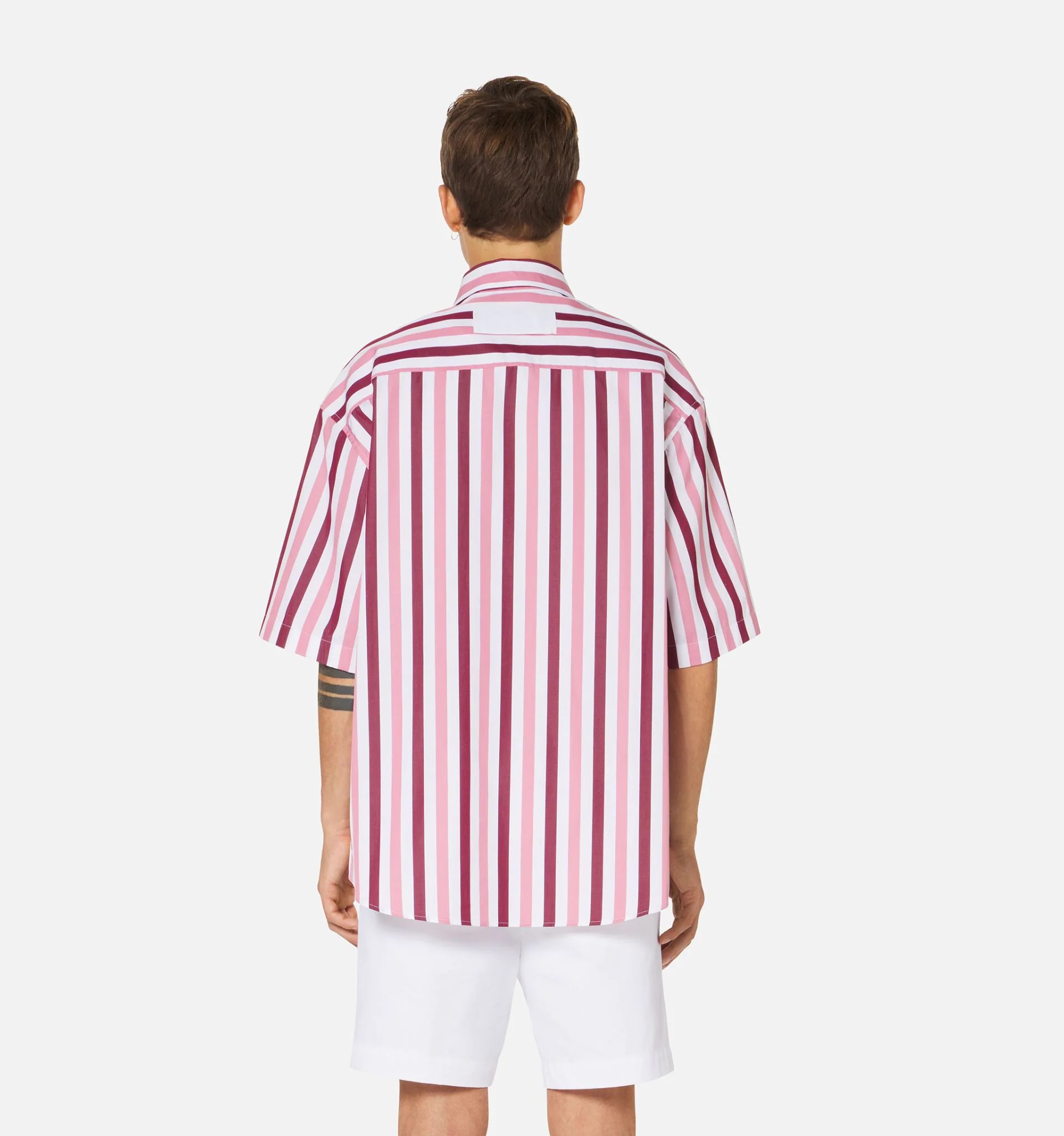 Striped Short-Sleeved Shirt - 6