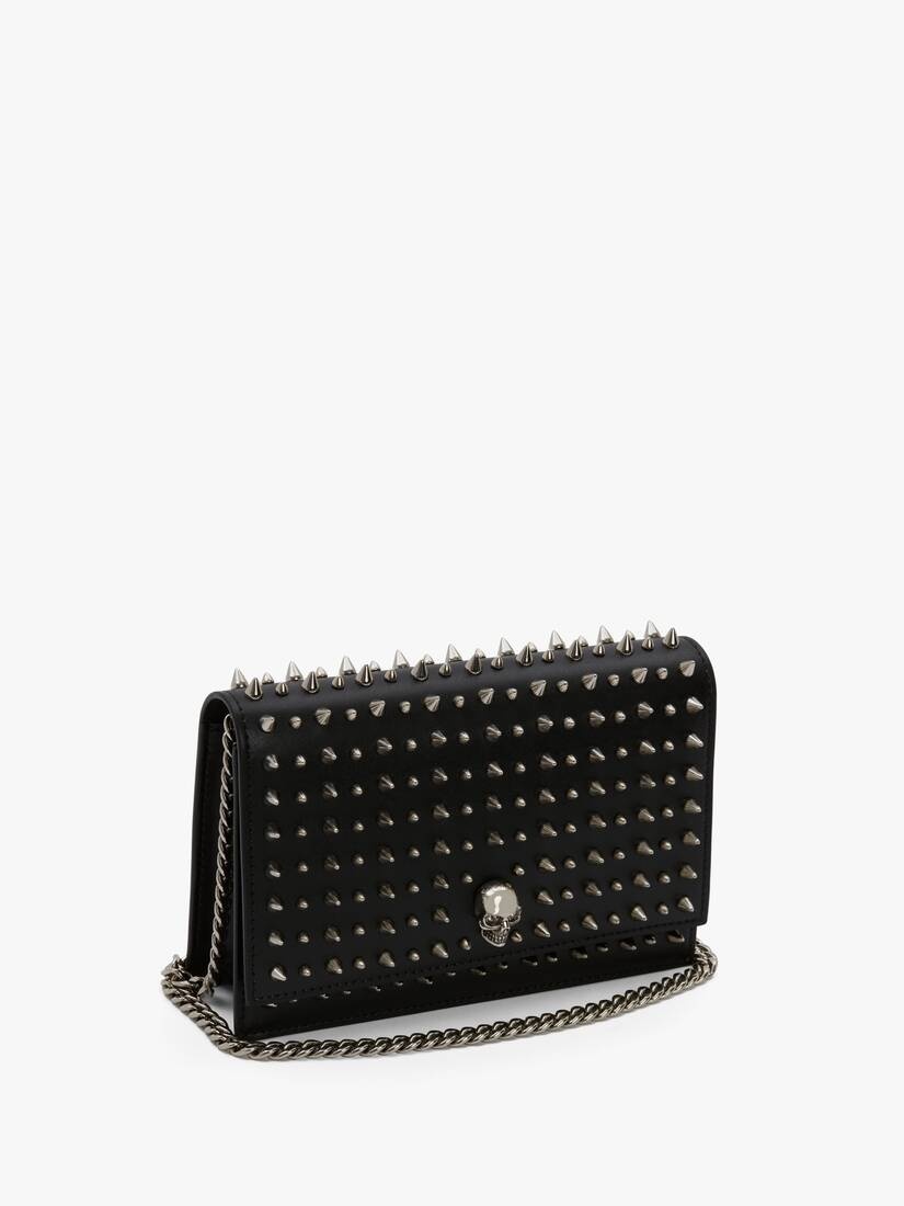 Small Skull Bag in Black - 2