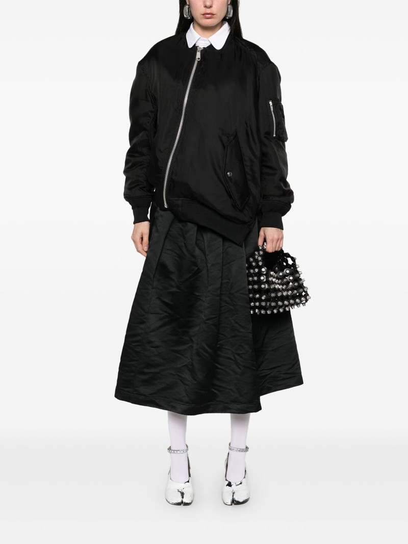 Comme Des Garçons satin midi skirt outlook