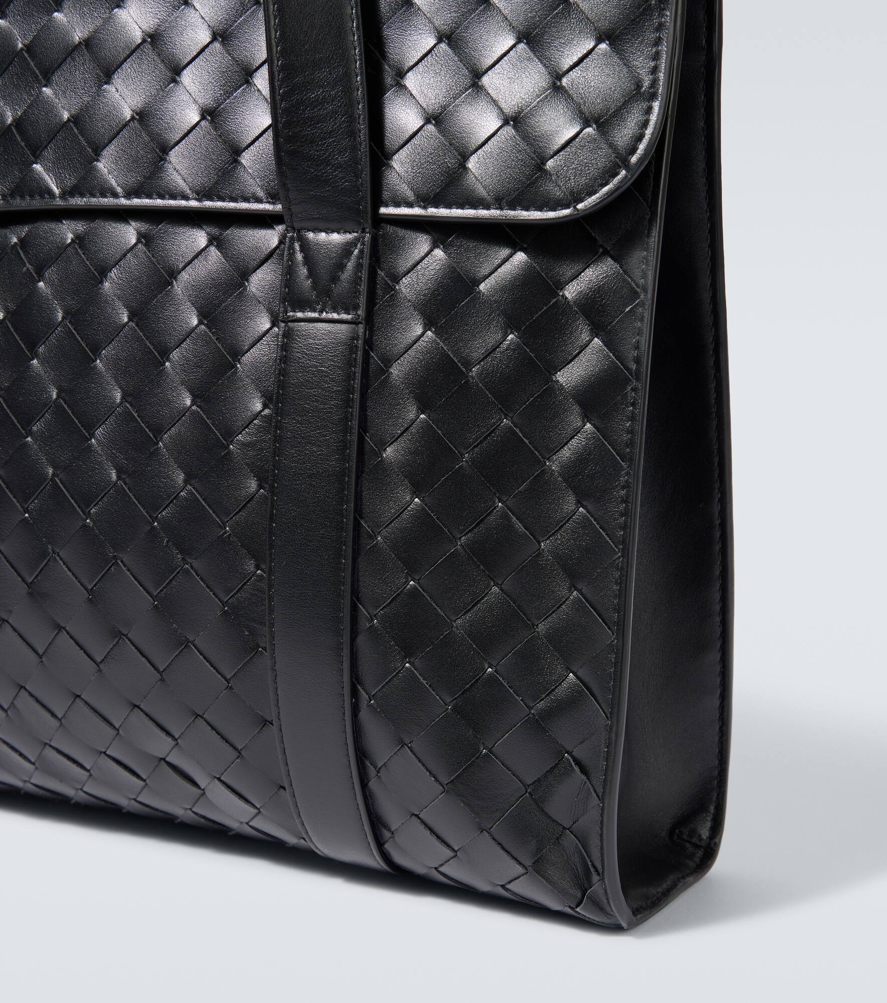 Avenue Intrecciato leather briefcase - 7