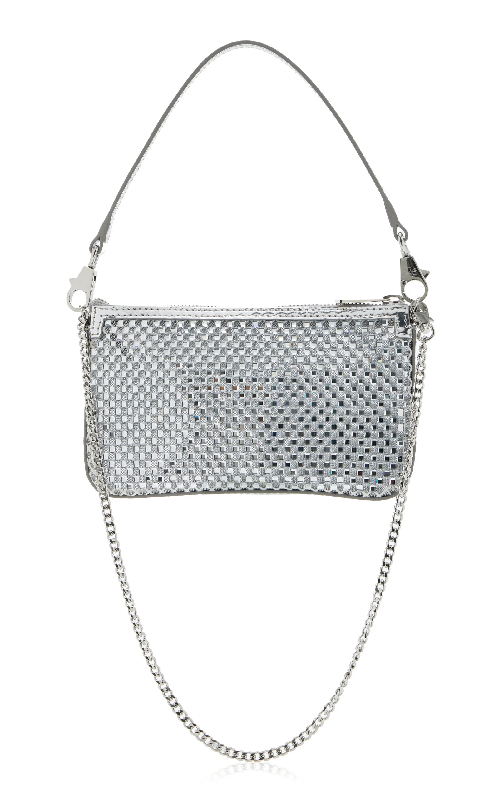 Loubila Mini Crystal Shoulder Bag silver - 1