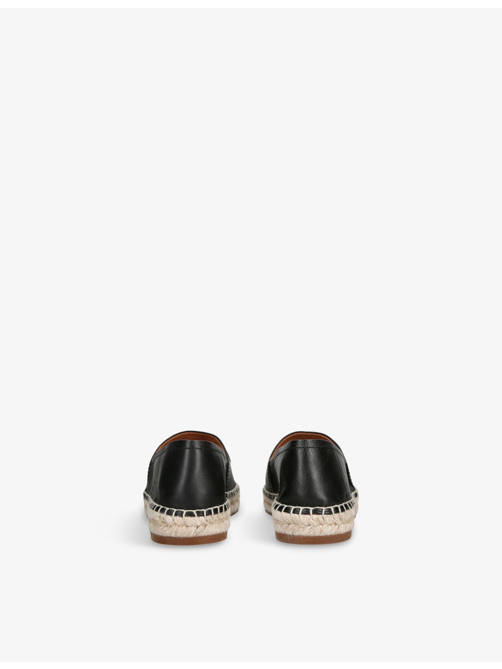 Isla Logo-Embossed Leather Espadrilles - 4