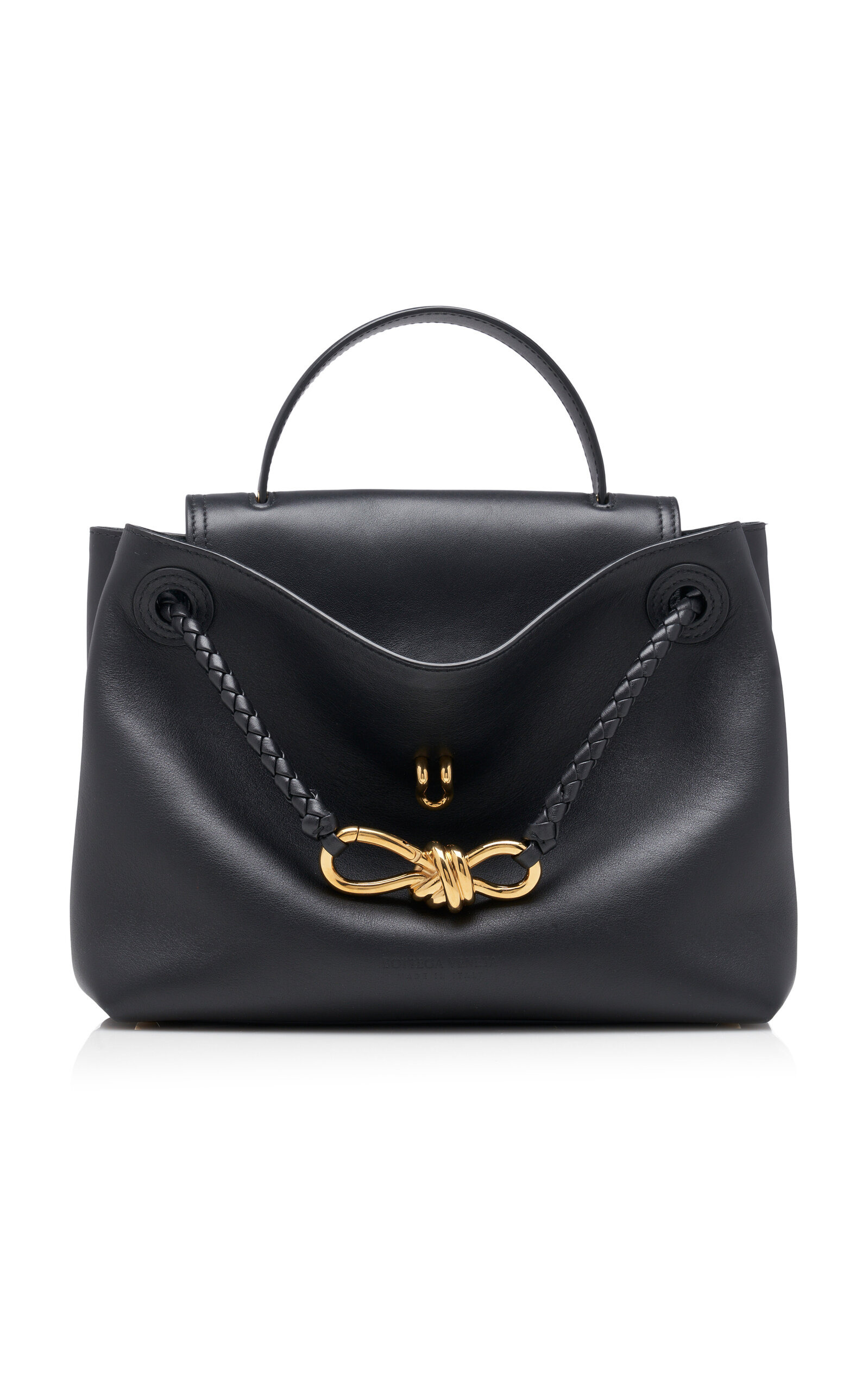 Small Ciao Ciao Leather Top Handle Bag black - 6