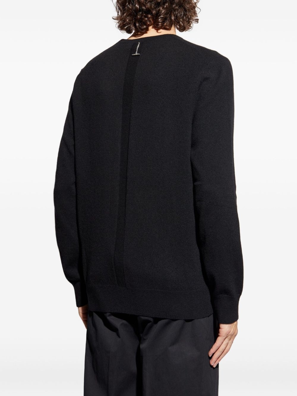 chain-detail cashmere sweater - 4