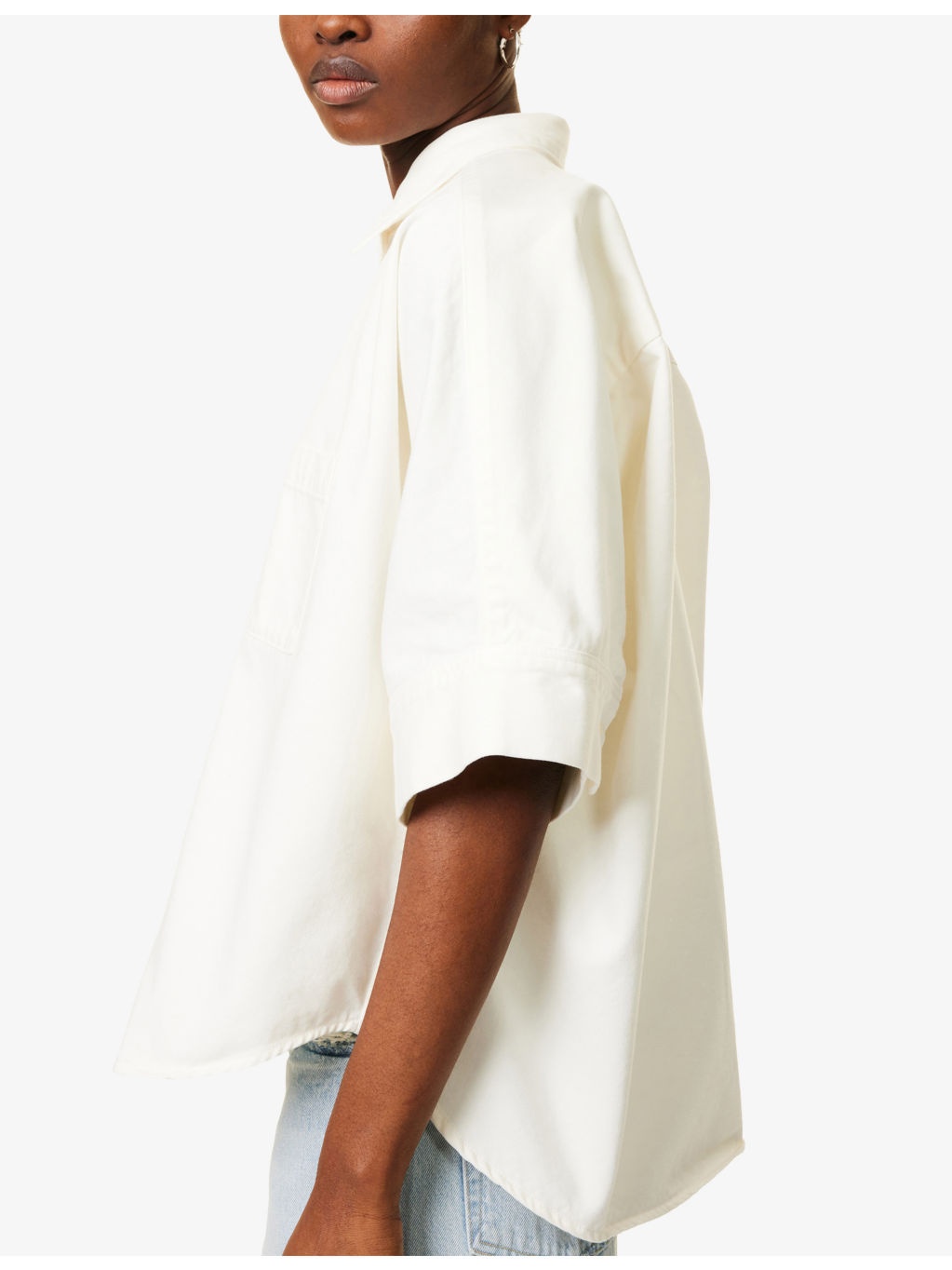 Claire Origami Oversized-Fit Cotton Shirt - 5