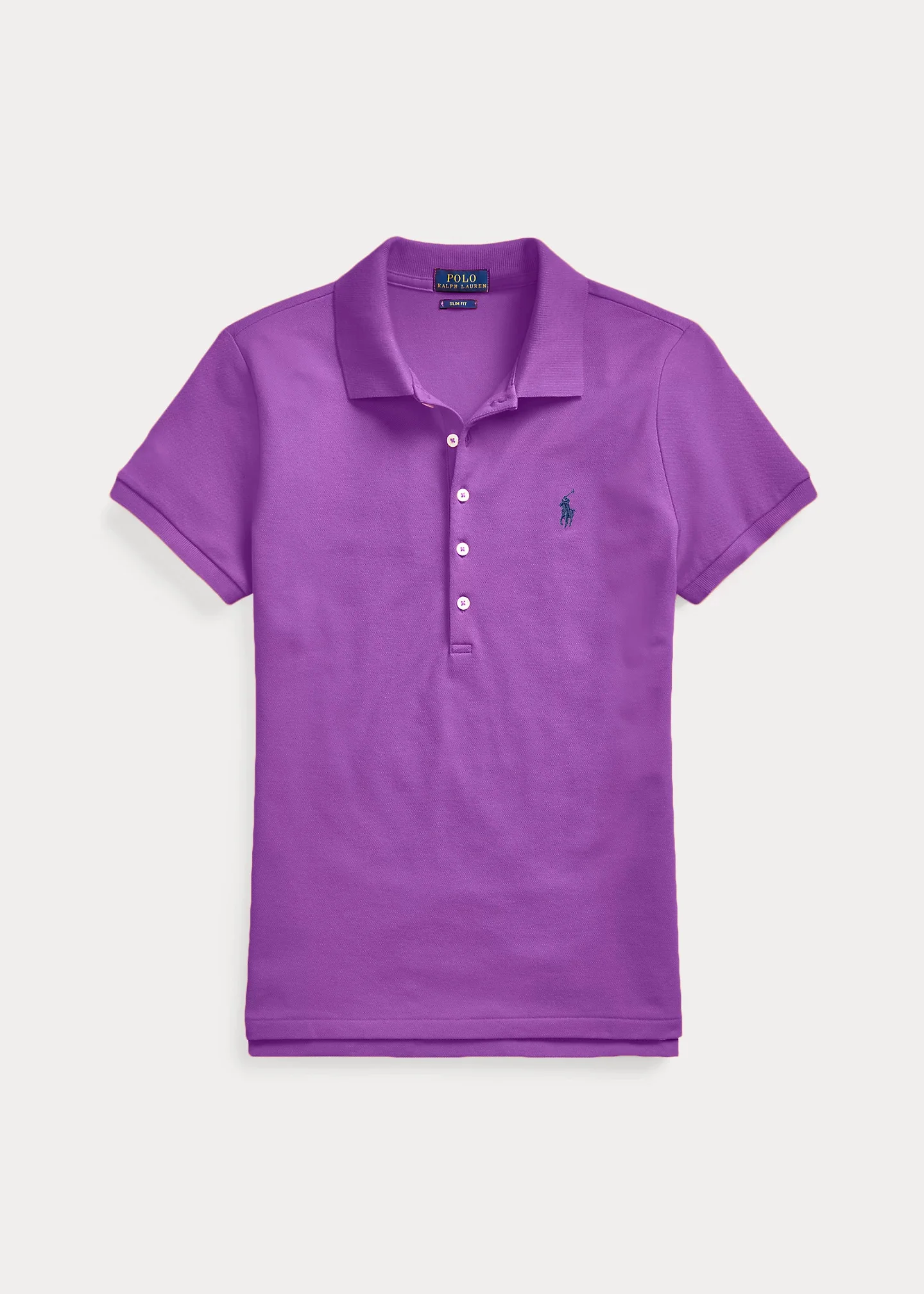 Slim Fit Stretch Polo Shirt - 1