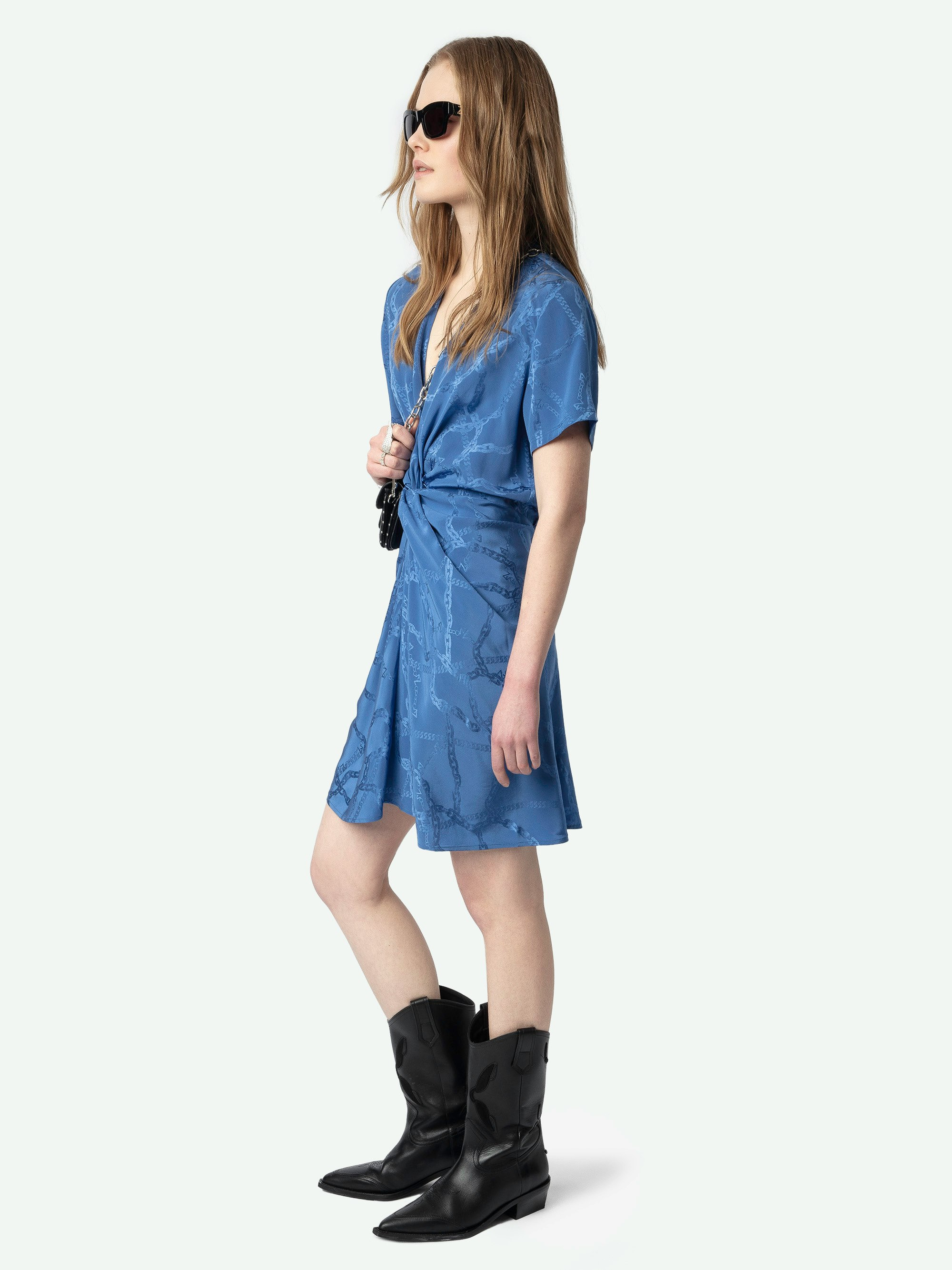 Rozom Silk Dress - 5