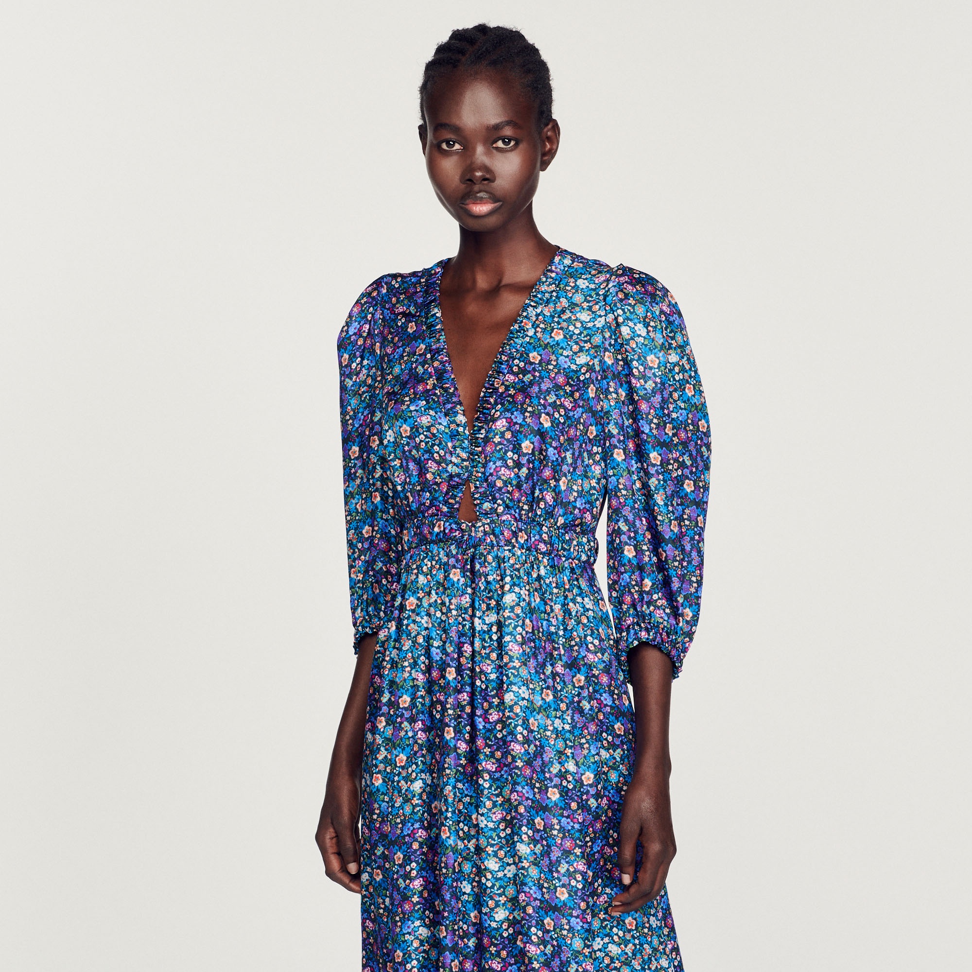 Long floral dress - 5