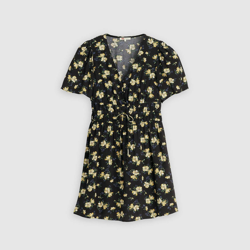 RYLAN SHORT-SLEEVE CREPE DRESS 5