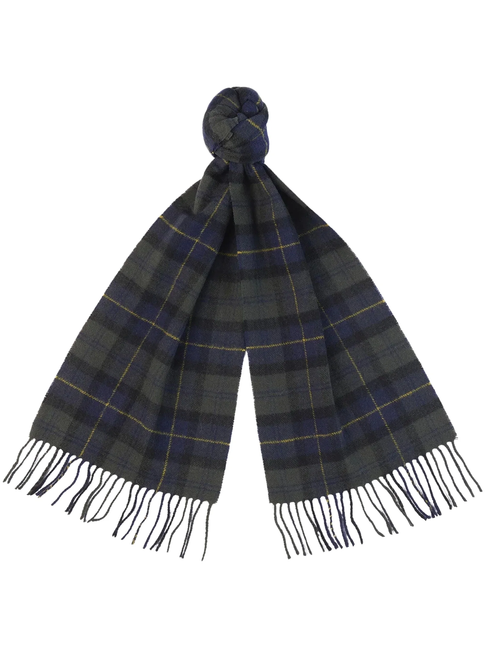 Tartan lambswool scarf - 1