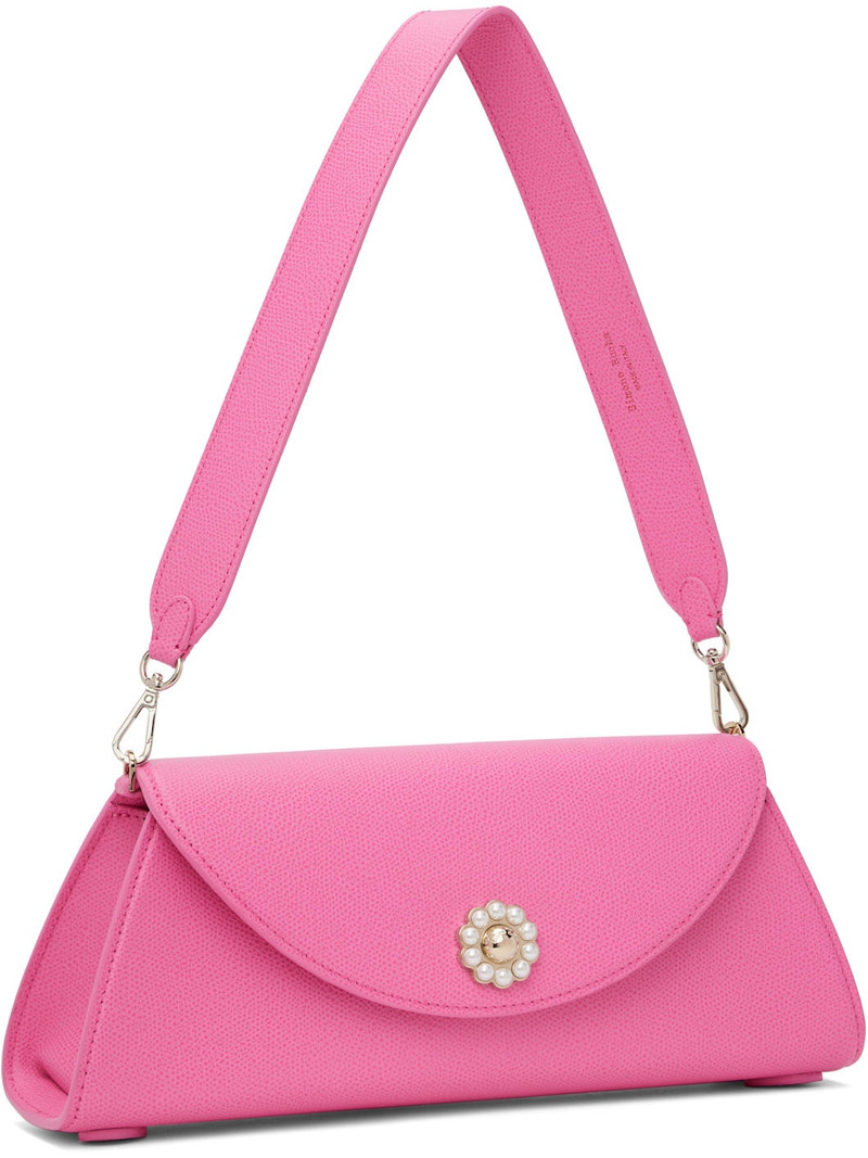Simone Rocha Pink Long Pochette Valentine Bag outlook