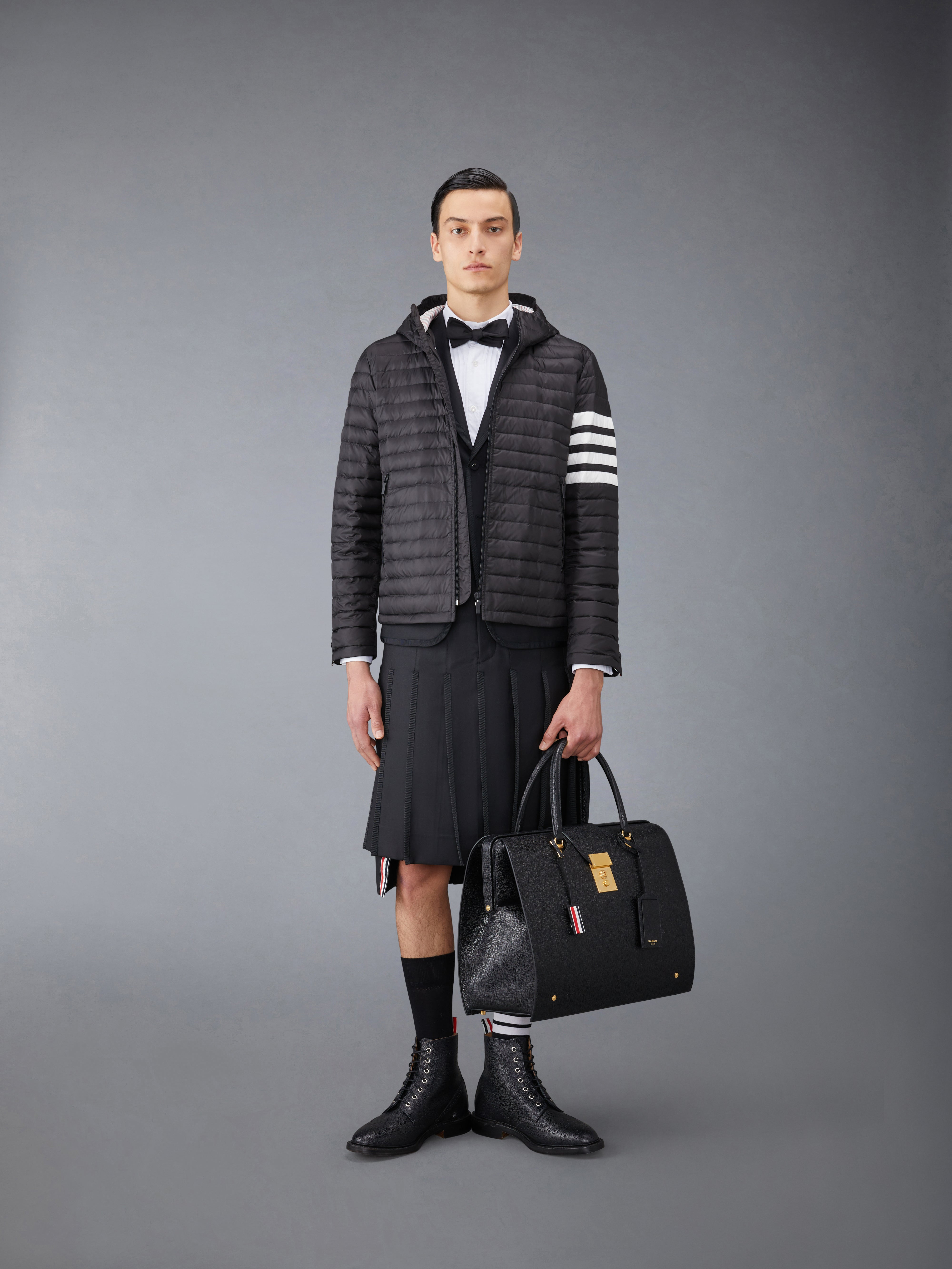 4 stripe padded jacket - 4