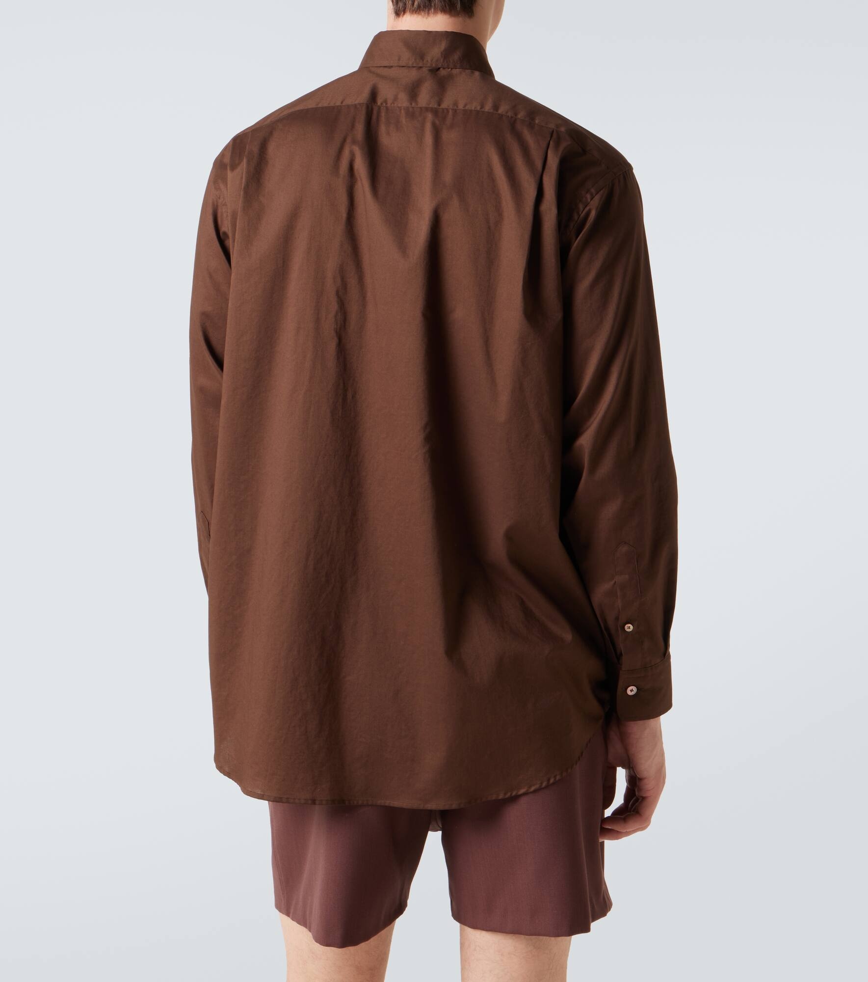 Oversized cotton shirt - 4