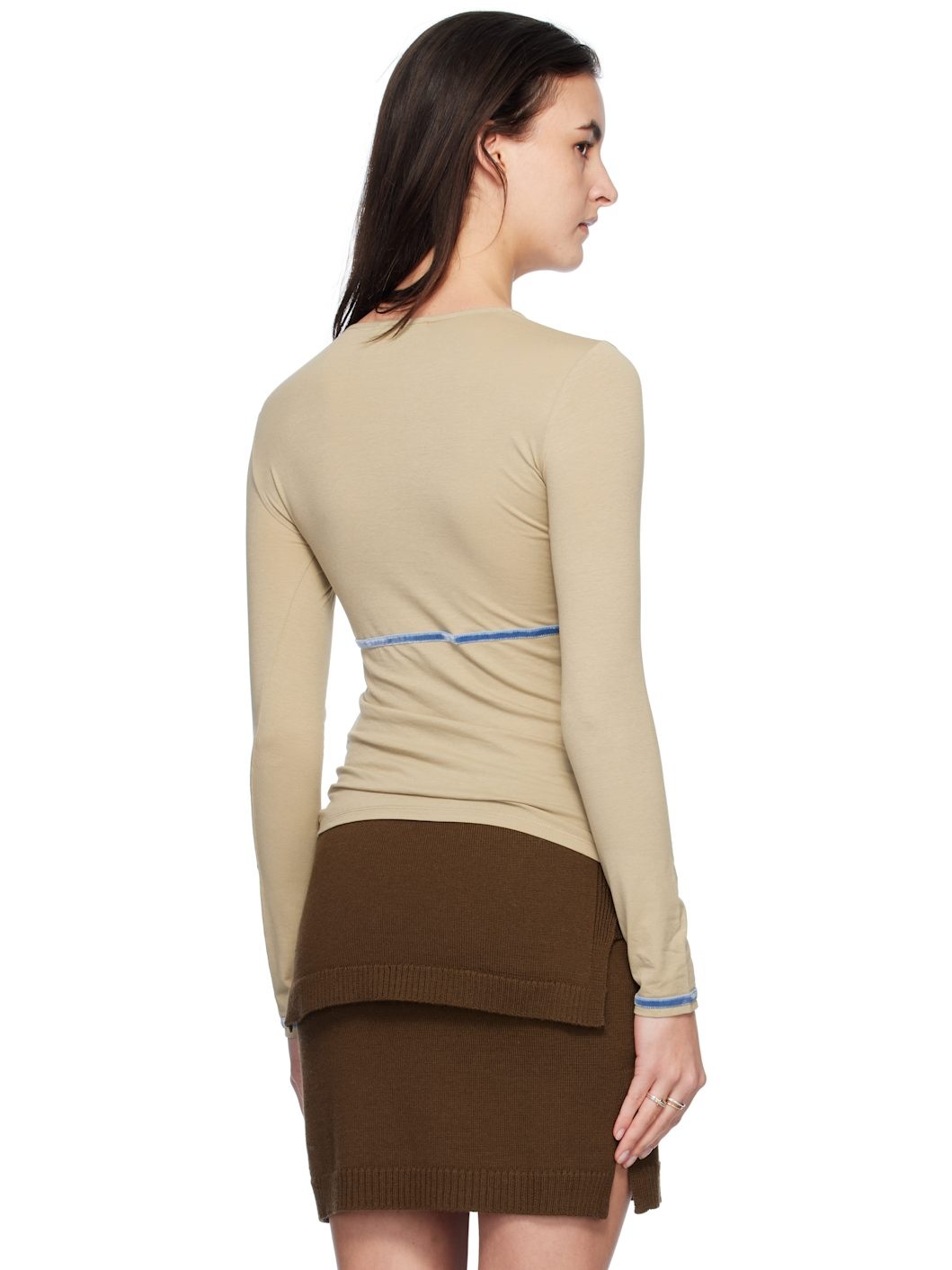 Beige Bamboo Top - 3