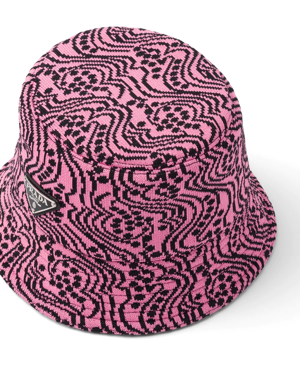 Jacquard knit bucket hat - 4