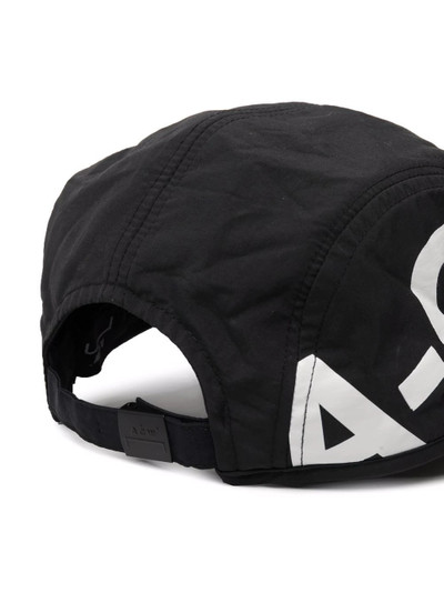 A-COLD-WALL* logo-print panelled cap outlook