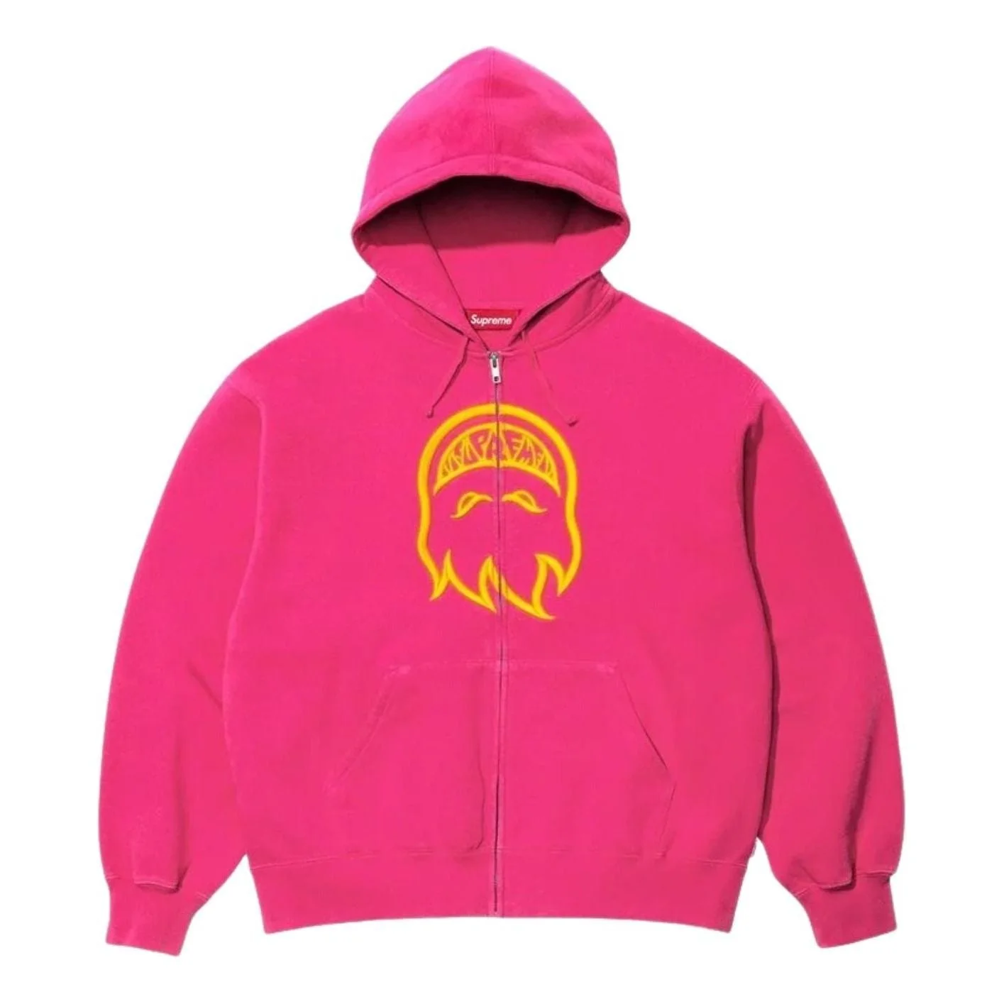 Supreme x Spitfire SS26 Zip-Up Hooded Sweatshirt 'Pink' SUP-SS26-337-PNK - 1