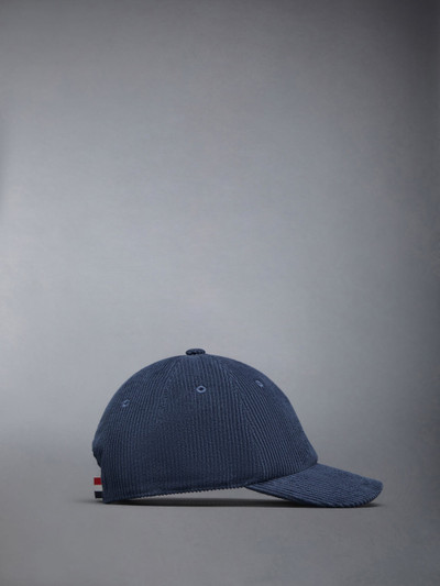 Thom Browne Corduroy Sailboat Embroidery Baseball Hat outlook