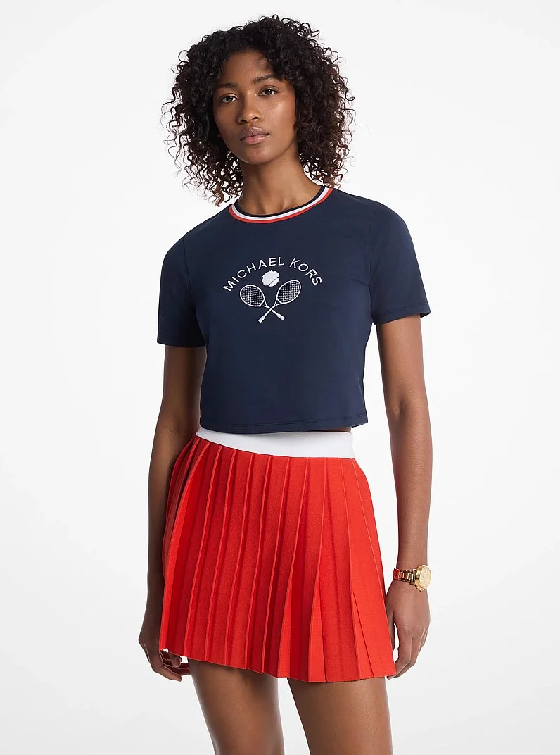 Embellished Cotton Baby Tee - 1