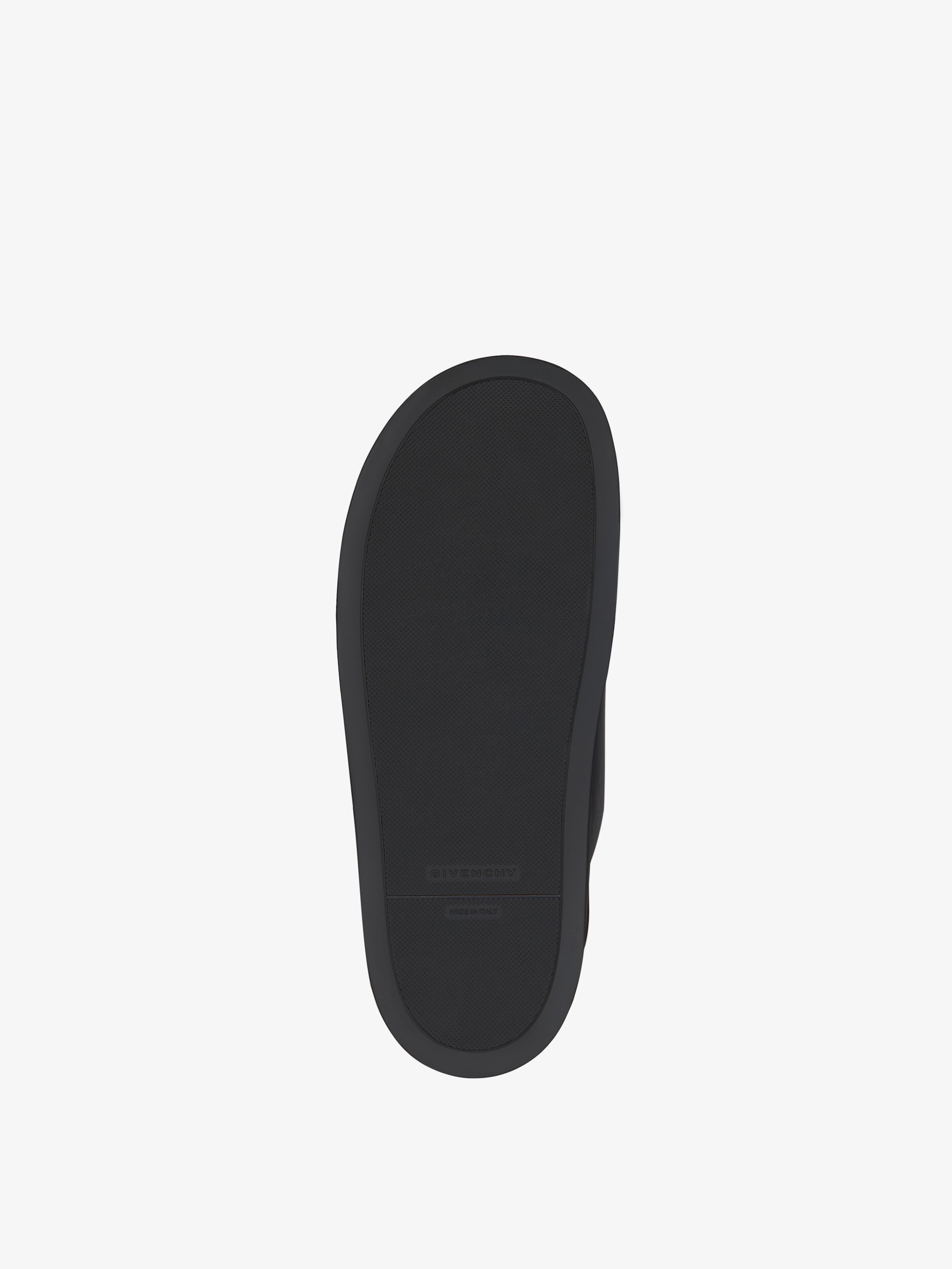VOYOU FLAT SANDALS IN GRAINED LEATHER - 5