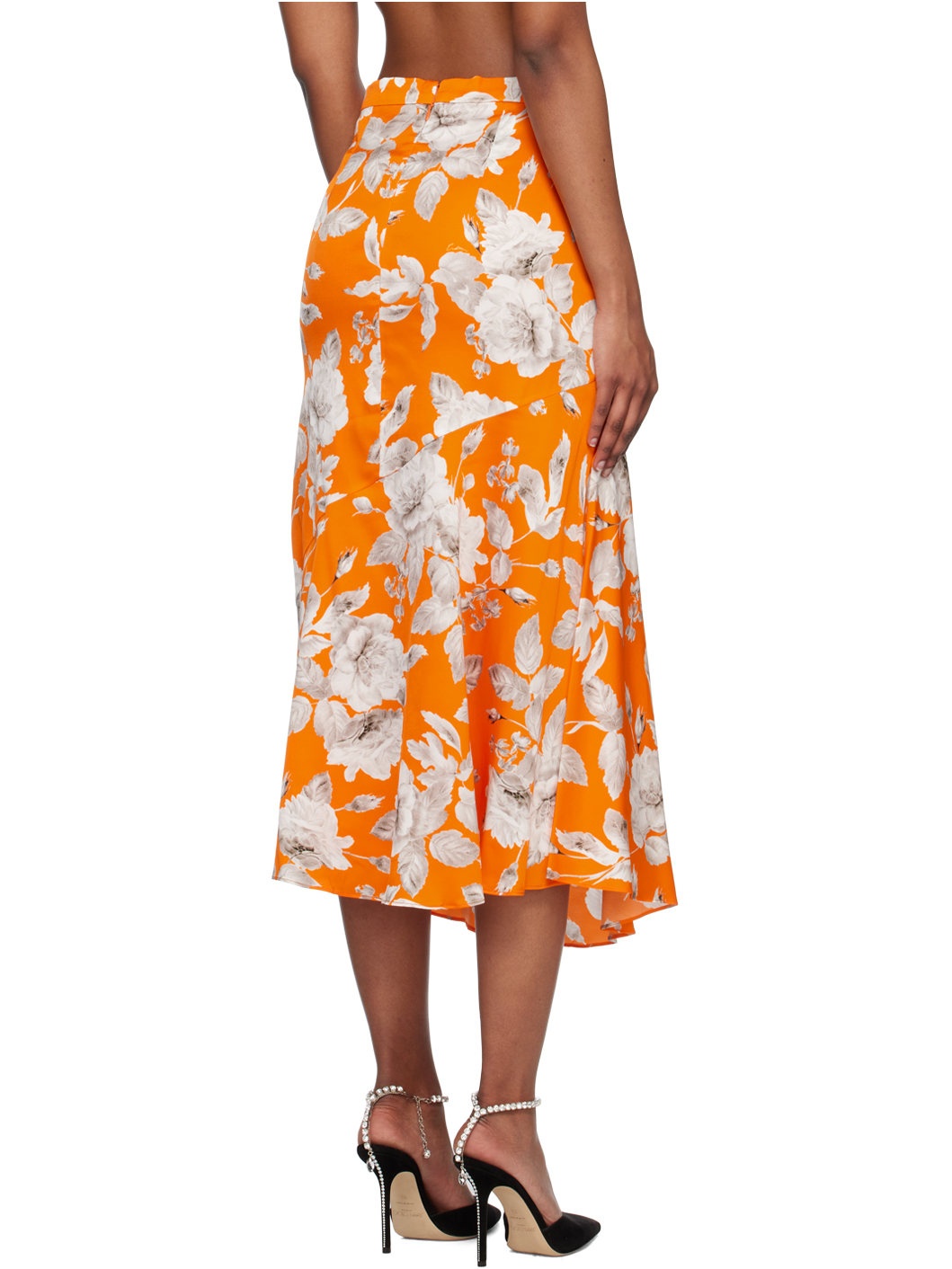 Orange Griselda Midi Skirt - 3