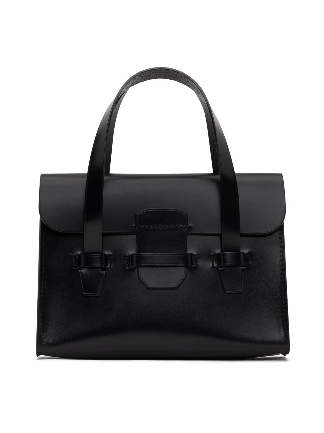 Black Bridle Leather Bag - 1