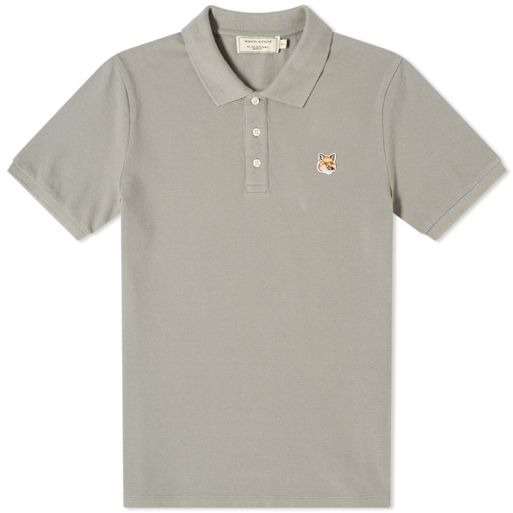 Maison Kitsuné Fox Head Patch Polo - 1