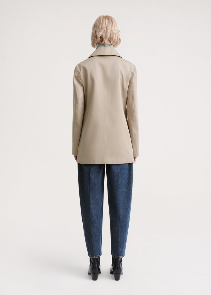 Structured-Waist jacket overcast beige - 4
