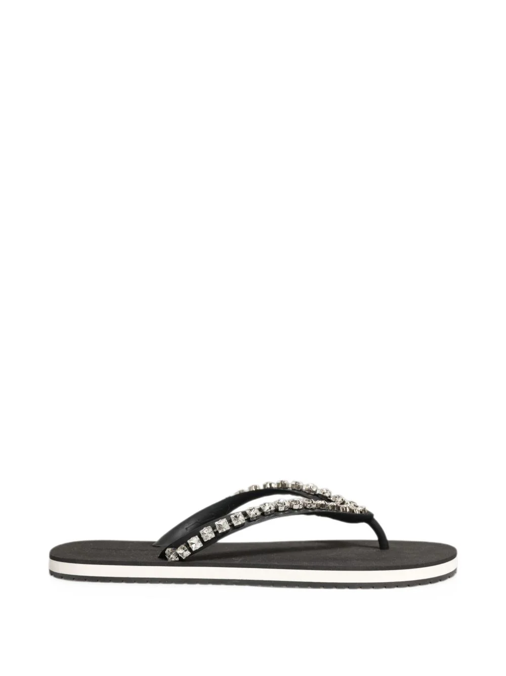 Rubber Wallets Dolce & Gabbana crystal-embellished rubber flip flops - MV867144 ...