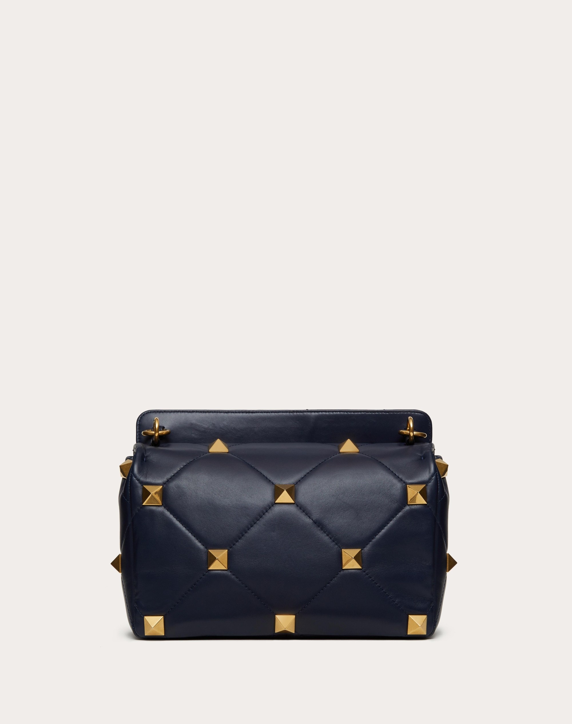 LARGE ROMAN STUD THE SHOULDER BAG IN NAPPA WITH CHAIN - 3
