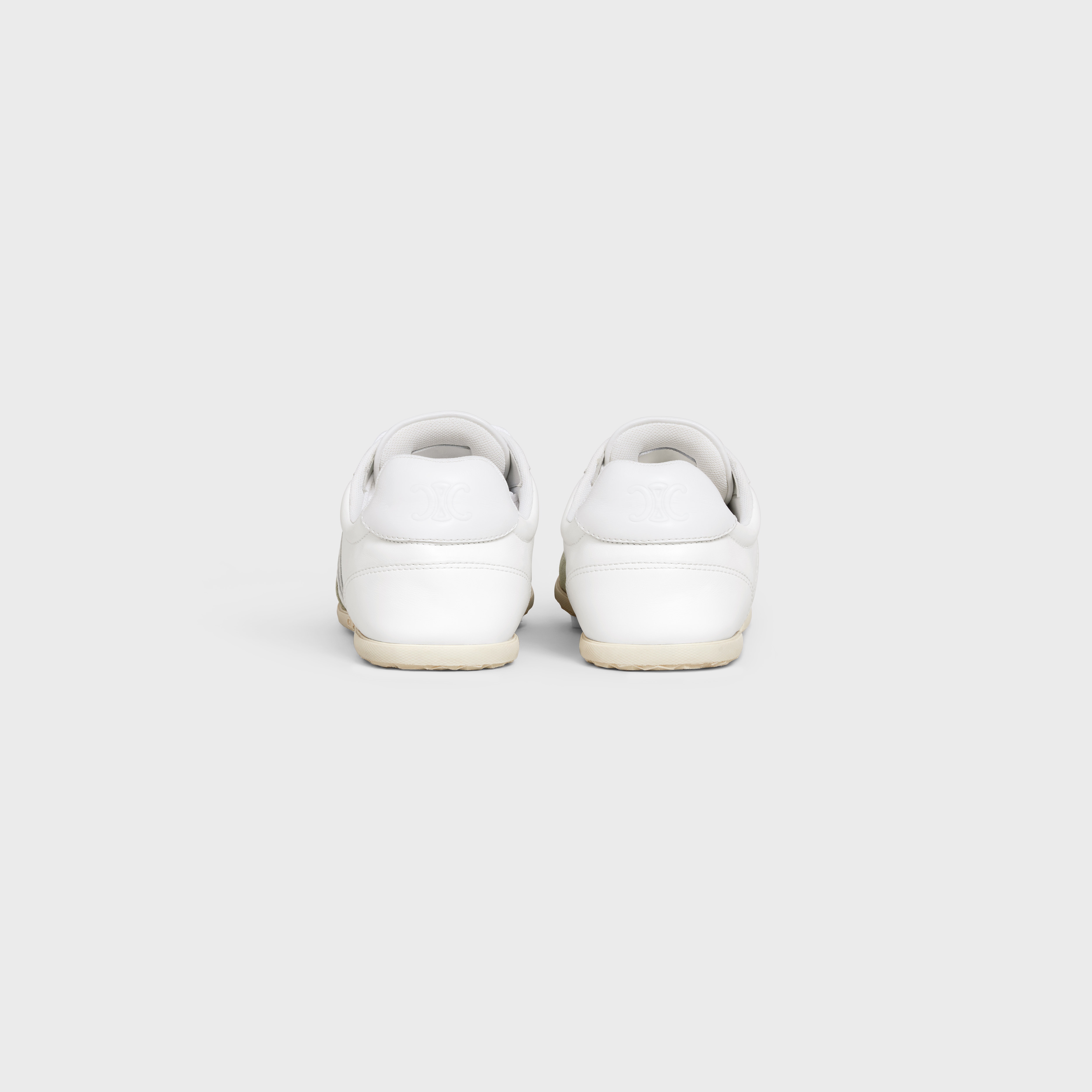 CELINE JOGGER LOW LACE-UP SNEAKER in CALFSKIN & SUEDE CALFSKIN - 3