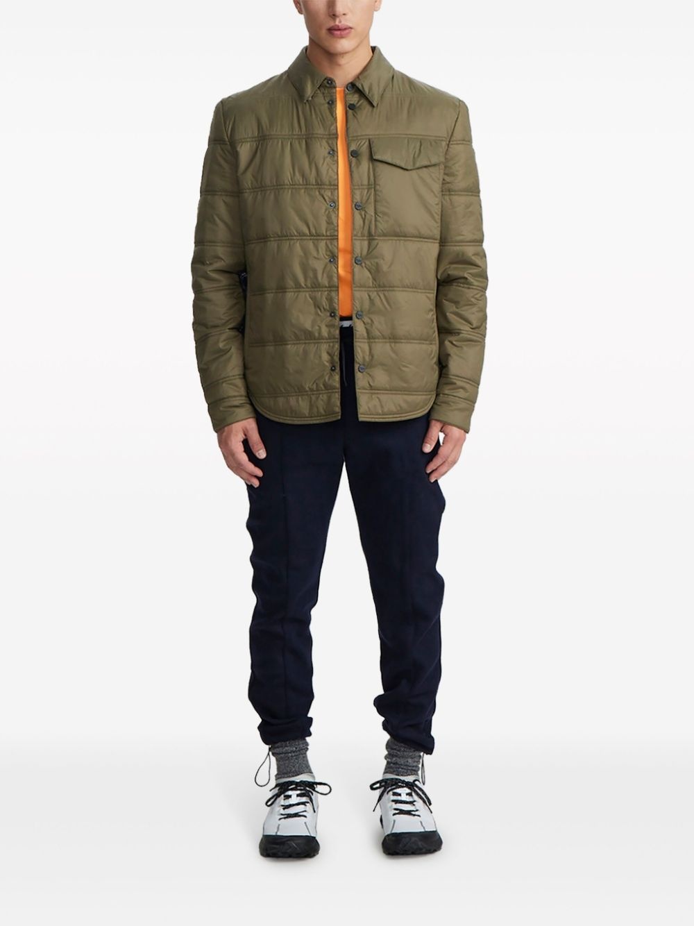 Loge Peak quilted shirt jacket - 2