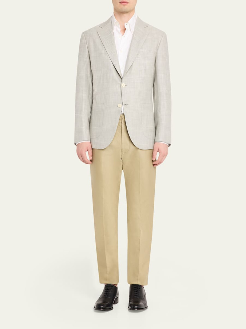 Brioni Men's Wool Plume Plaid Single-Breasted Sport Coat outlook