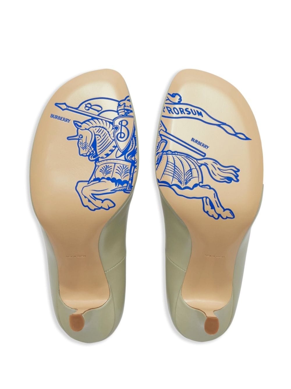 85mm slip-on leather pumps - 4