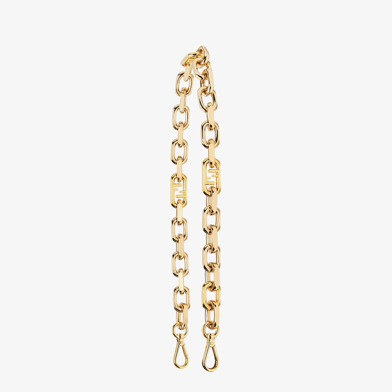 Strap You Gold-colored metal shoulder strap 1