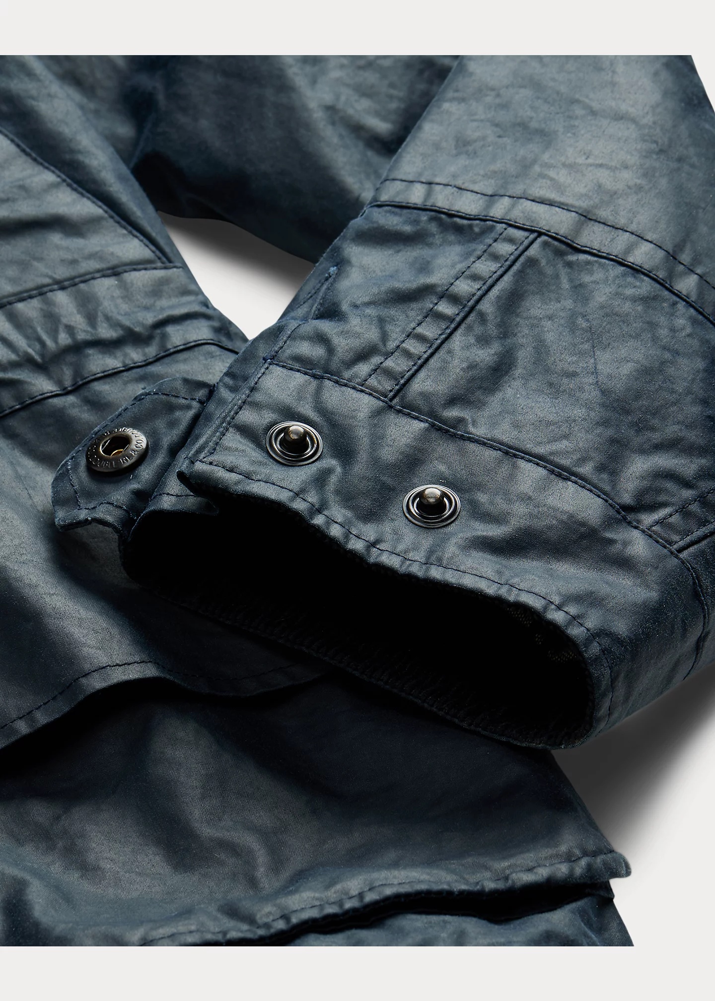 RRL by Ralph Lauren Oilcloth Hooded Jacket | REVERSIBLE