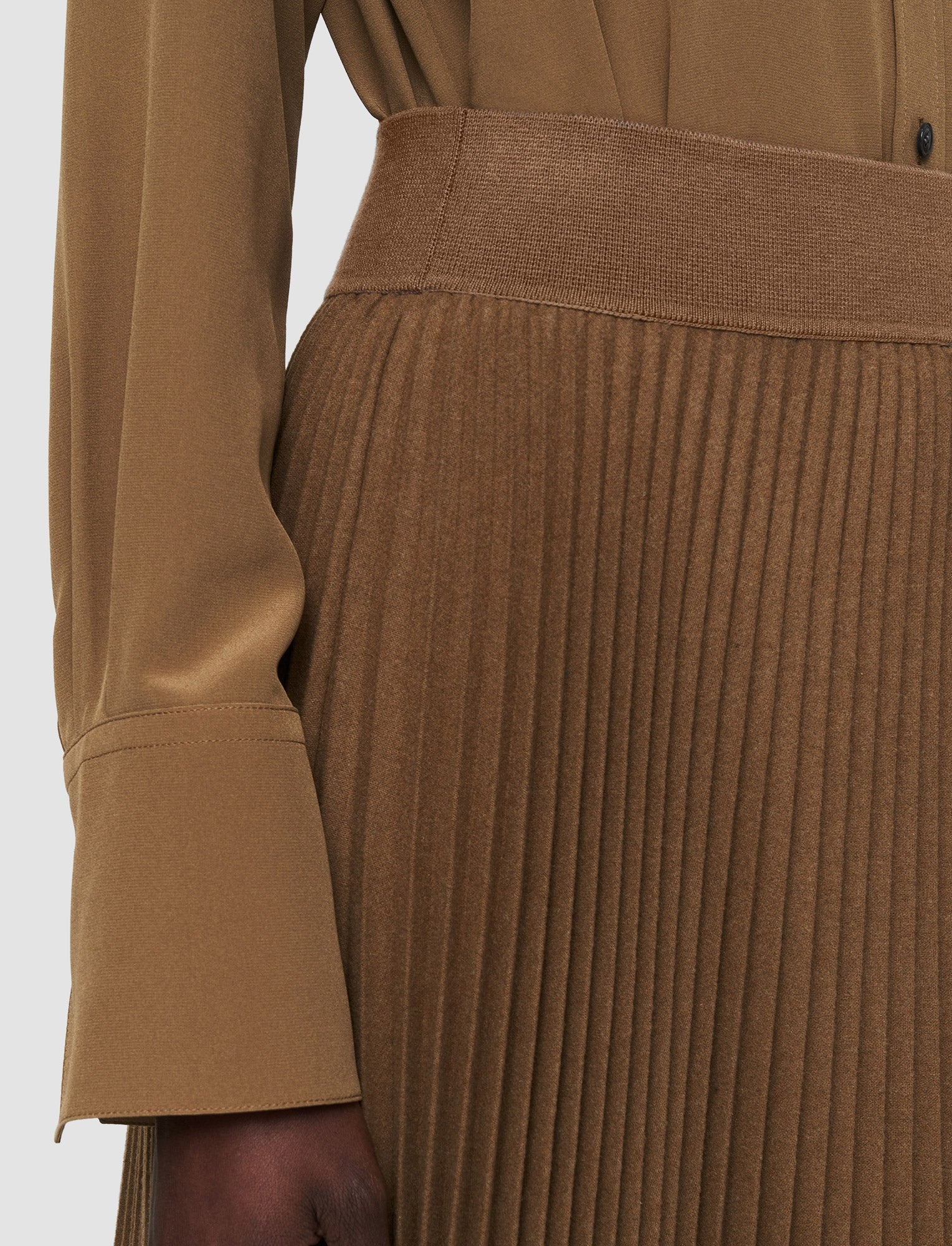 Pleated Flannel Ade Skirt - 4