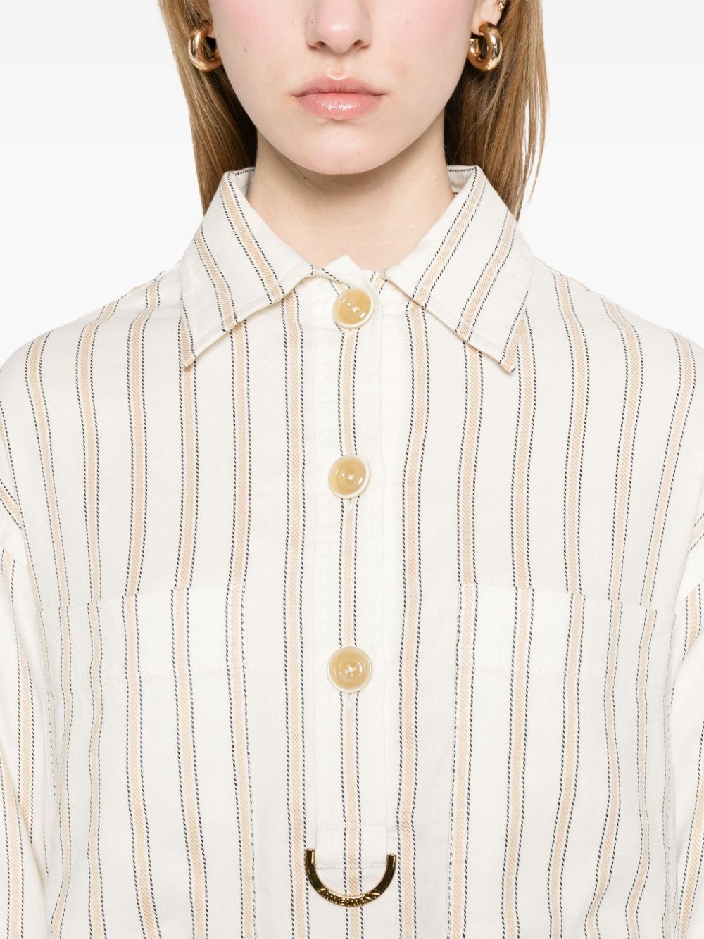 striped blouse - 5