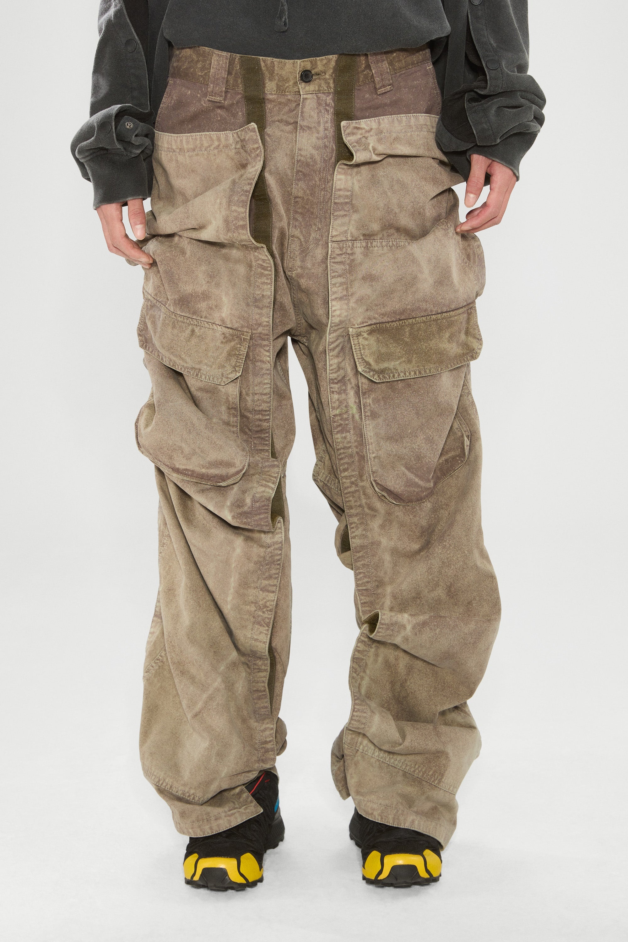 VELCRO CARGO PANTS - 2